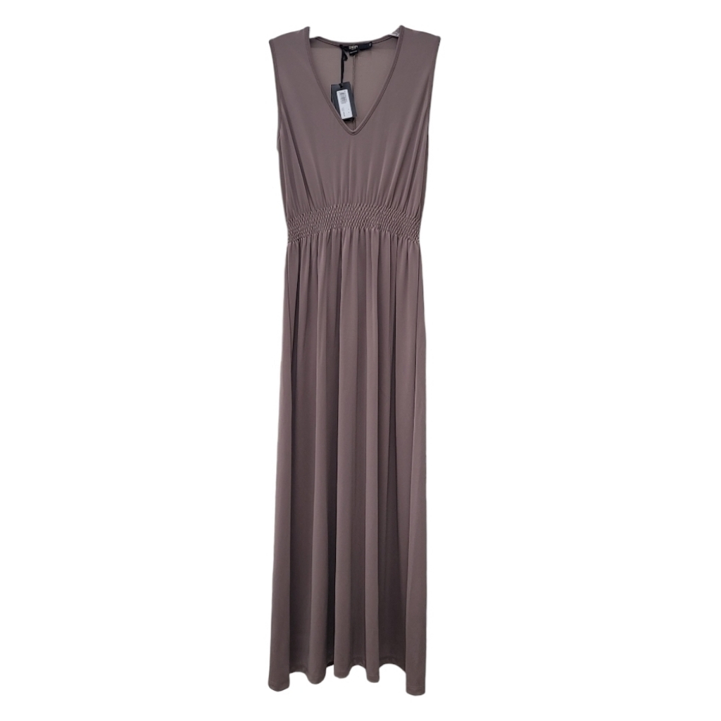 Nwt Seventy Venezia Elegant Toupe Sleeveless V-Neck Maxi Dress - Size 6 / 42 It